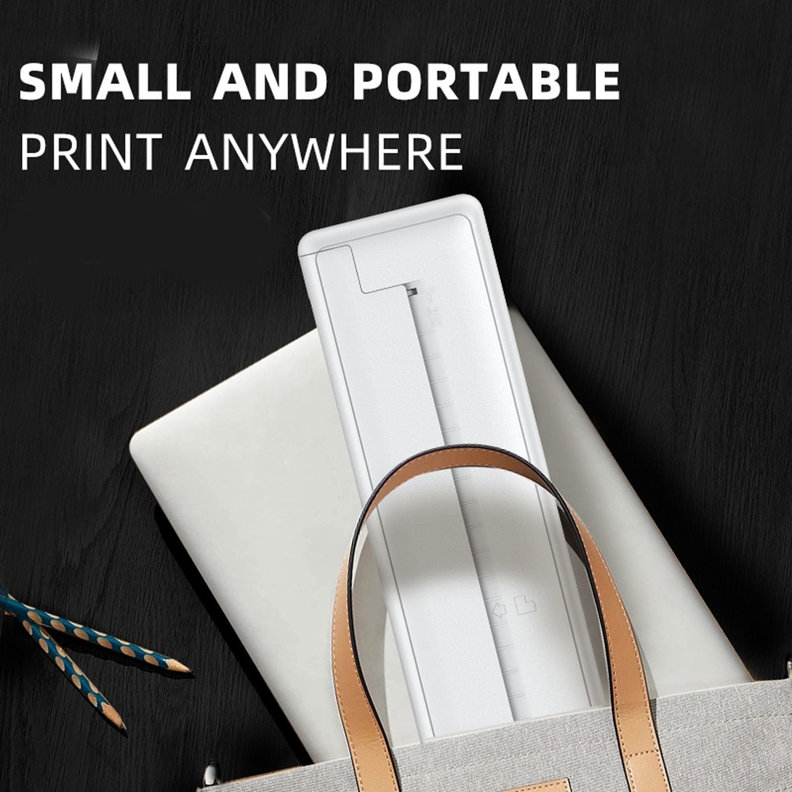 Bluetooth A4 Thermal Printer - 200dpi Inkless Mini Wireless Printer, Portable Rechargeable for School, Office, Home & On-the-Go Printing | Perfect for Receipts, Labels & Documents