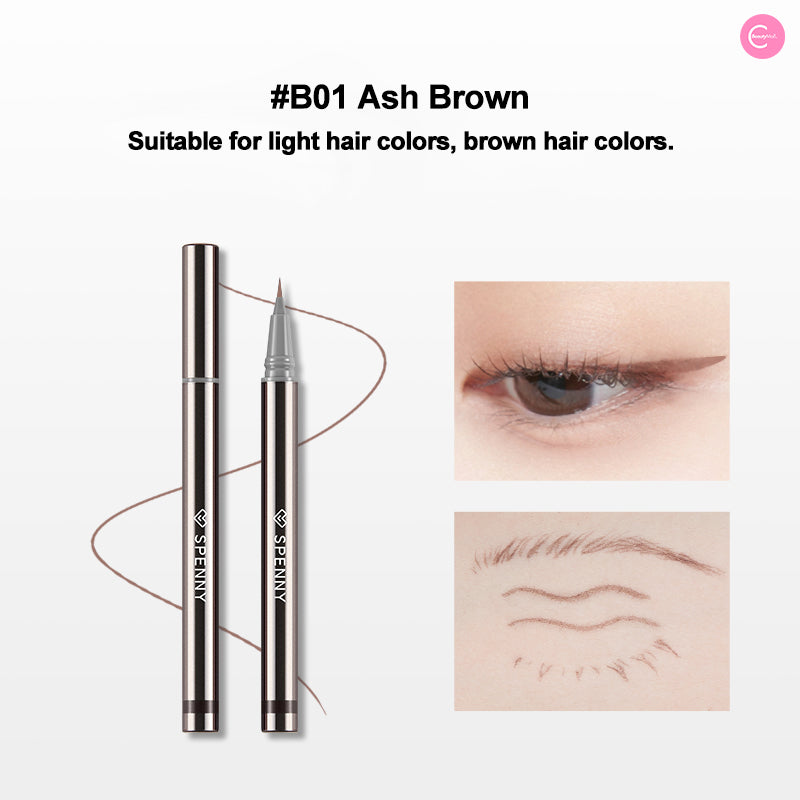 Spenny Precision Liquid Eyeliner Pen - Waterproof, Smudge-Proof, Long Lasting Makeup for Winged Eyeliner & Cat Eye Looks - Perfect for Daily Use, Parties & Special Occasions