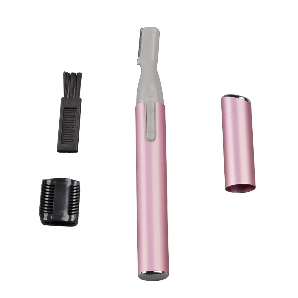 TEEROVA Electric Hair Trimmer for Women - Painless Eyebrow, Bikini & Leg Hair Remover - Portable Rechargeable Shaver - Perfect Travel & Home Use Gift