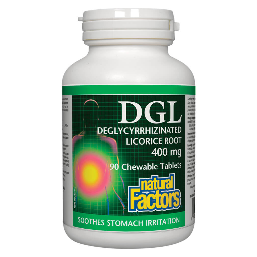 DGL (Deglycyrrhizinated Licorice Root) 400mg Supplement for Digestive Support & Heartburn Relief - Natural Herbal Remedy for Acid Reflux, Stomach Comfort & Gut Health