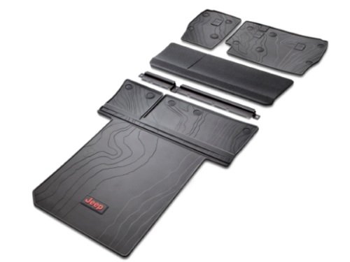 2018 Jeep Wrangler Molded Cargo Tray for Cloth Seats | Durable Gap Hider & Trunk Protector | Perfect for Off-Roading, Camping & Daily Storage