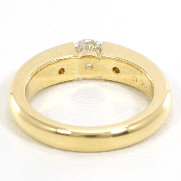 18K Yellow Gold Diamond Ring for Women - Elegant Solitaire Engagement & Wedding Band - Perfect for Proposals, Anniversaries, and Special Occasions