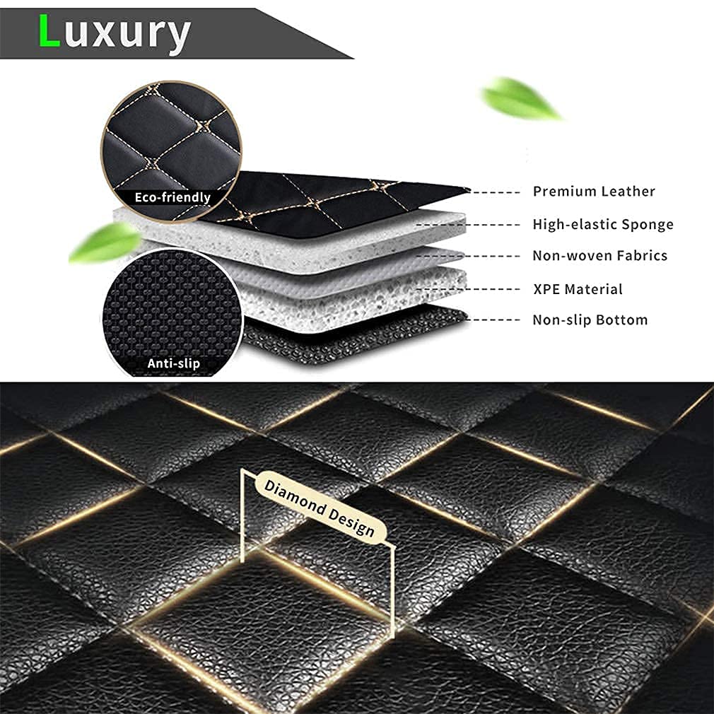 Premium Waterproof Car Floor Mats for Mercedes CLK 2004-2006 - Luxury Leather All-Weather Protection Floor Liners with Full Coverage (Gray) - Perfect for Daily Commuting, Road Trips & Winter Protection - Ideal for Family Cars, Off-Road Adventures and Snowy Conditions - Great for Rainy Days, Muddy Trails, and Spill Protection