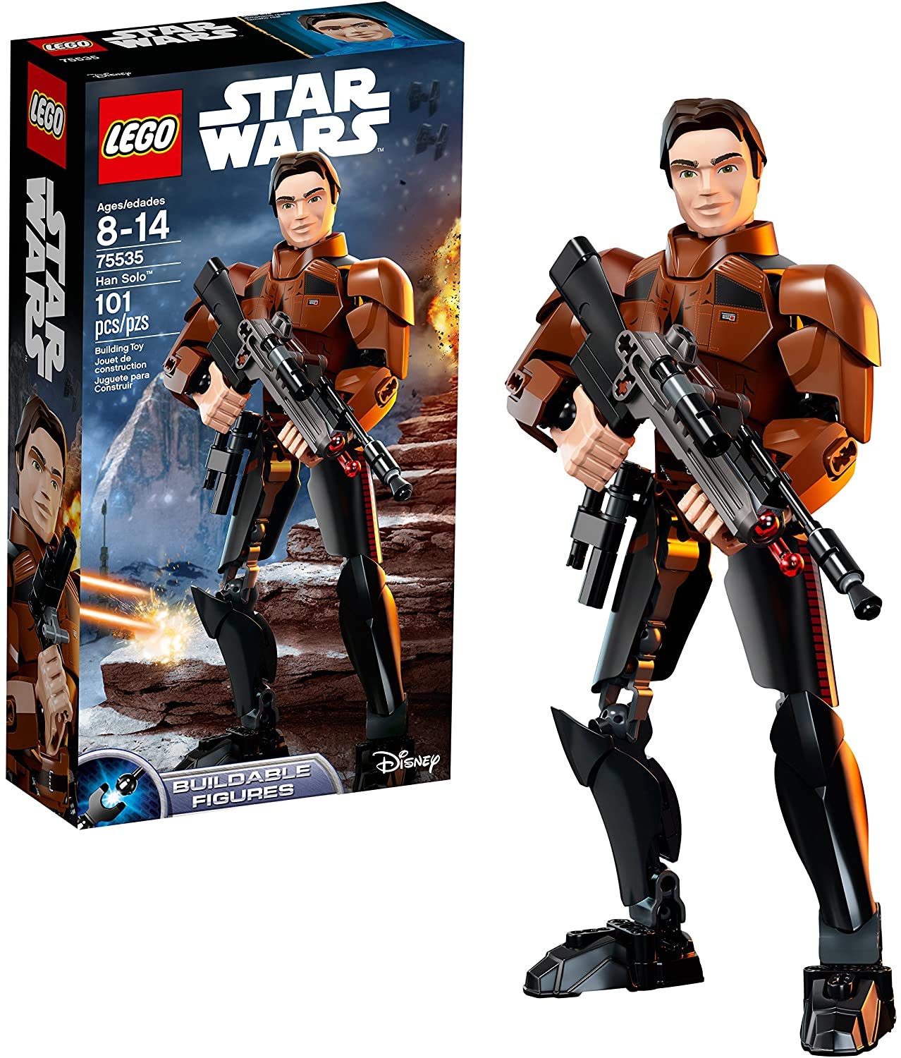 LEGO Star Wars Han Solo 75535 Building Kit (101 Pieces) - Build Your Own Star Wars Adventure, Perfect for Kids & Collectors | Playtime, Display & Gift Idea