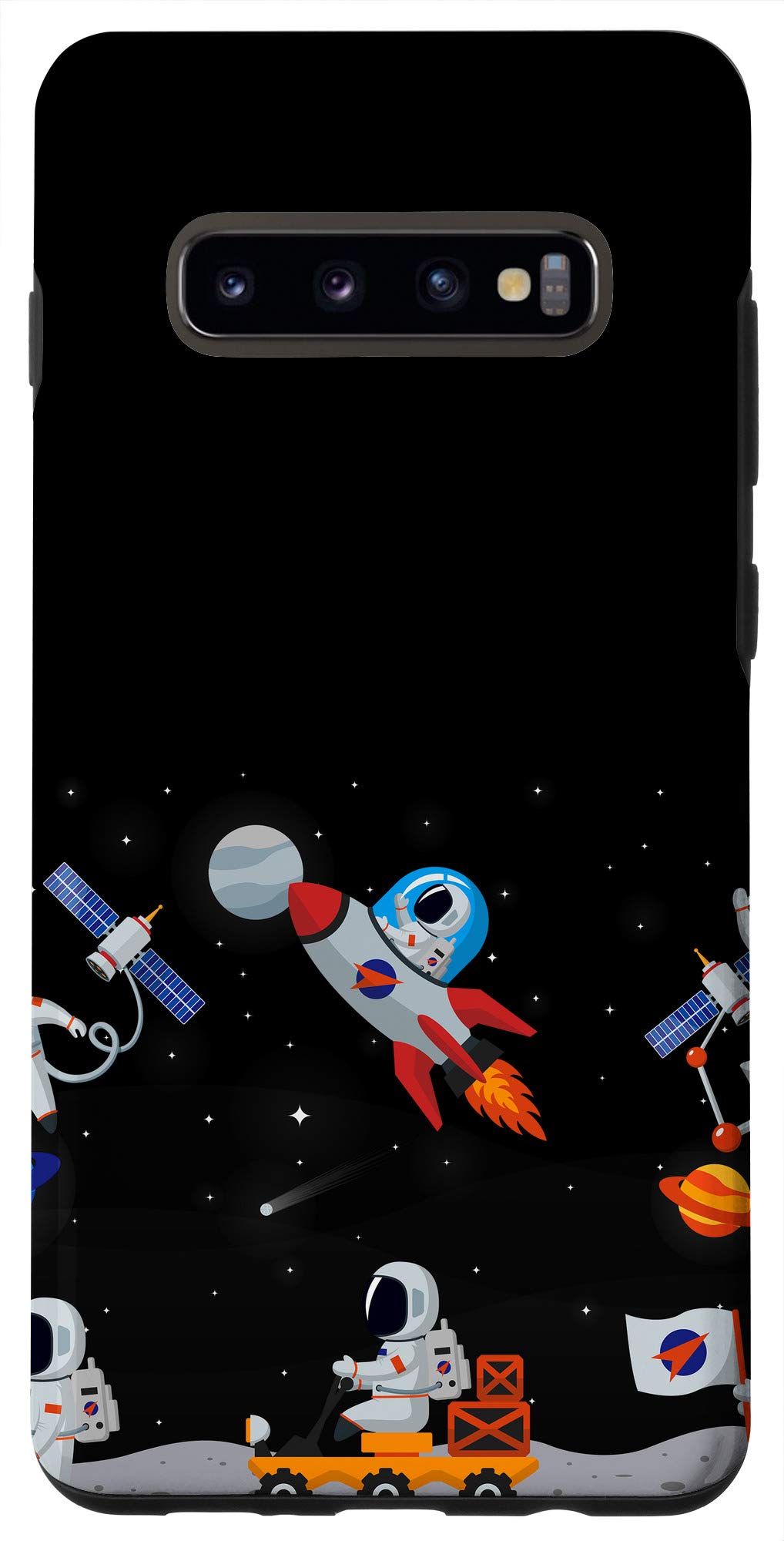 NASA Astronaut Galaxy S10+ Phone Case - Protective Cover for Samsung Galaxy S10 Plus - Perfect for Space Enthusiasts & Sci-Fi Fans