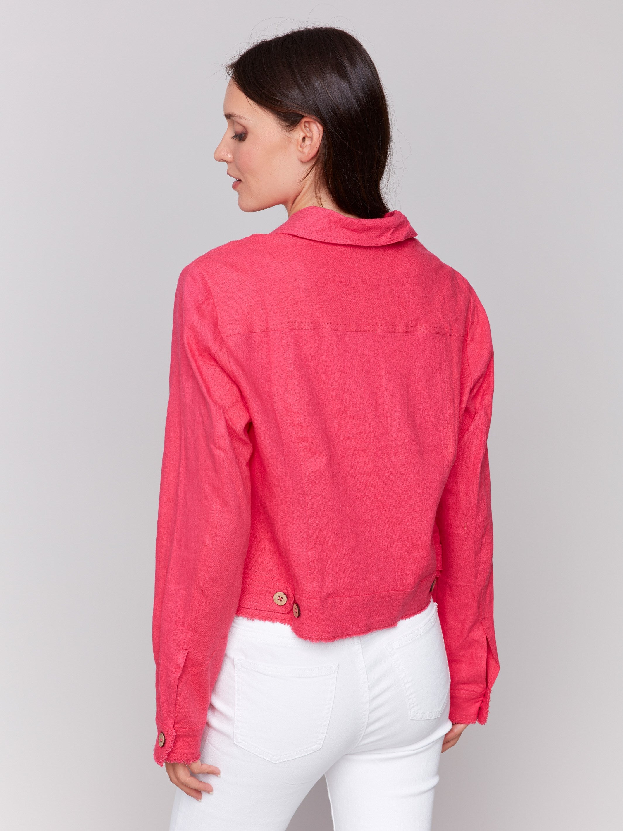 Premium Linen Blend Jacket for Women & Men - Lightweight Summer Jacket with Breathable Fabric - Perfect for Beach, Travel & Casual Outings