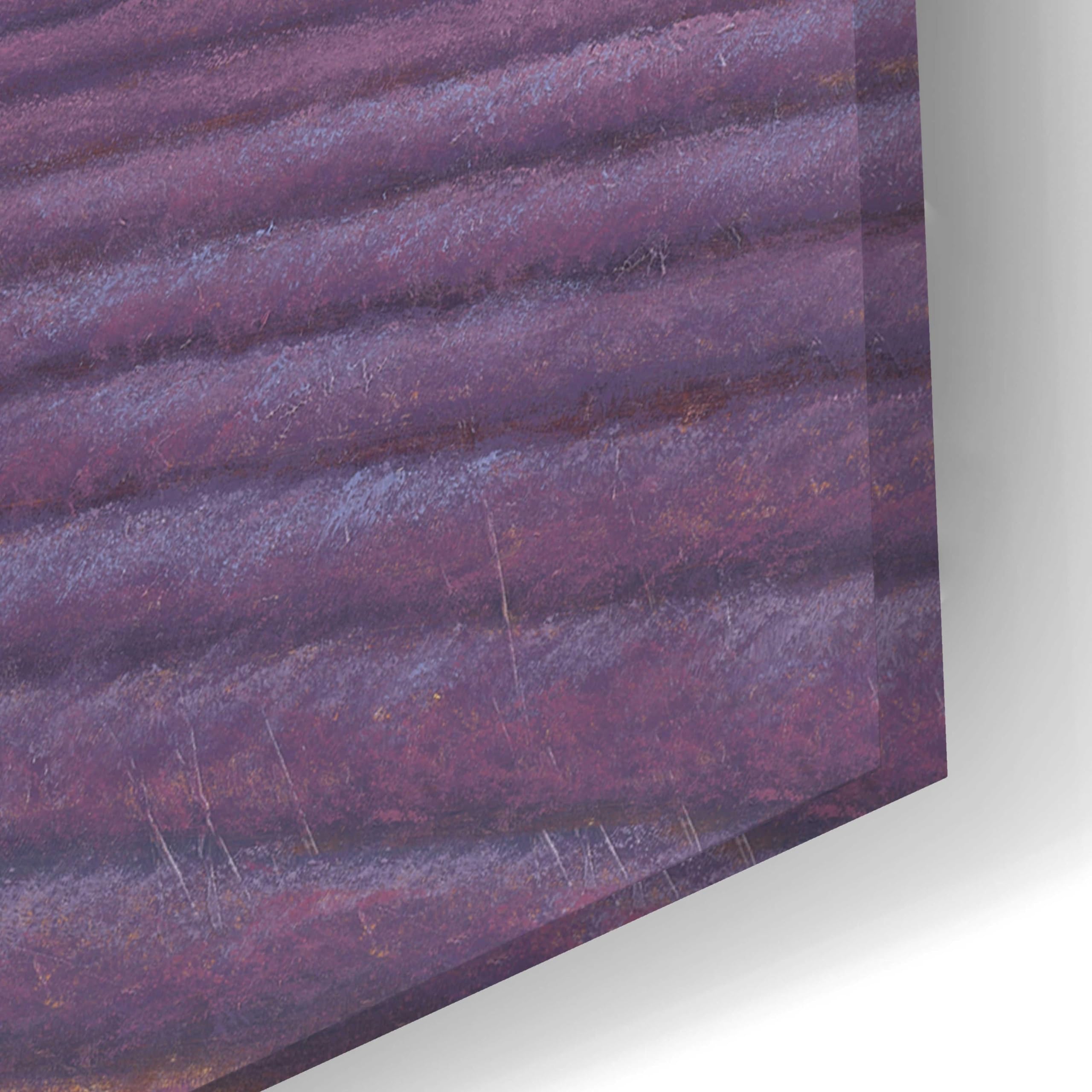 Lavender Fields II Acrylic Glass Wall Art by James Wiens - 24x16 Inches Modern Home Decor for Living Room, Bedroom & Office