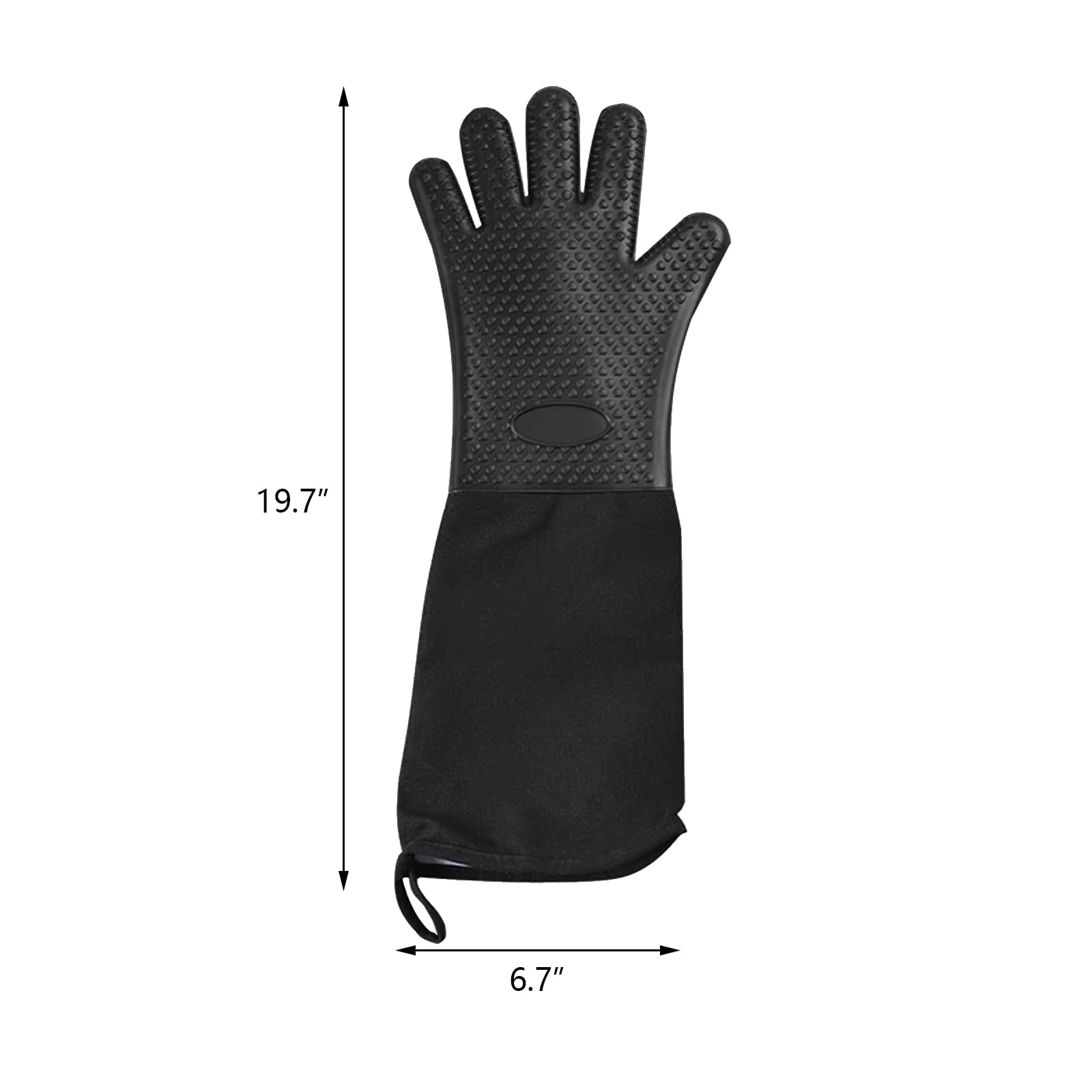 Extra Long Professional Oven Mitts - 19.7