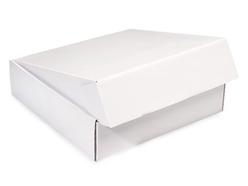 Premium White 12x12x3 Inch Auto-Lock Gourmet Shipping Boxes - 2 Units (6 Pack per Unit) for Bakery, Gift Packaging & Food Delivery
