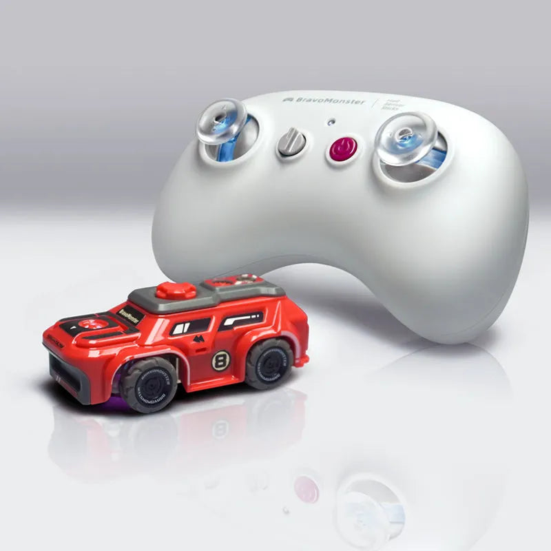 BravoMonster 1:72 Scale Micro Drift RC Car - 2.4GHz Full Proportional Remote Control RTR with FPV Camera - Perfect for Indoor Racing, Drift Practice & FPV Experience