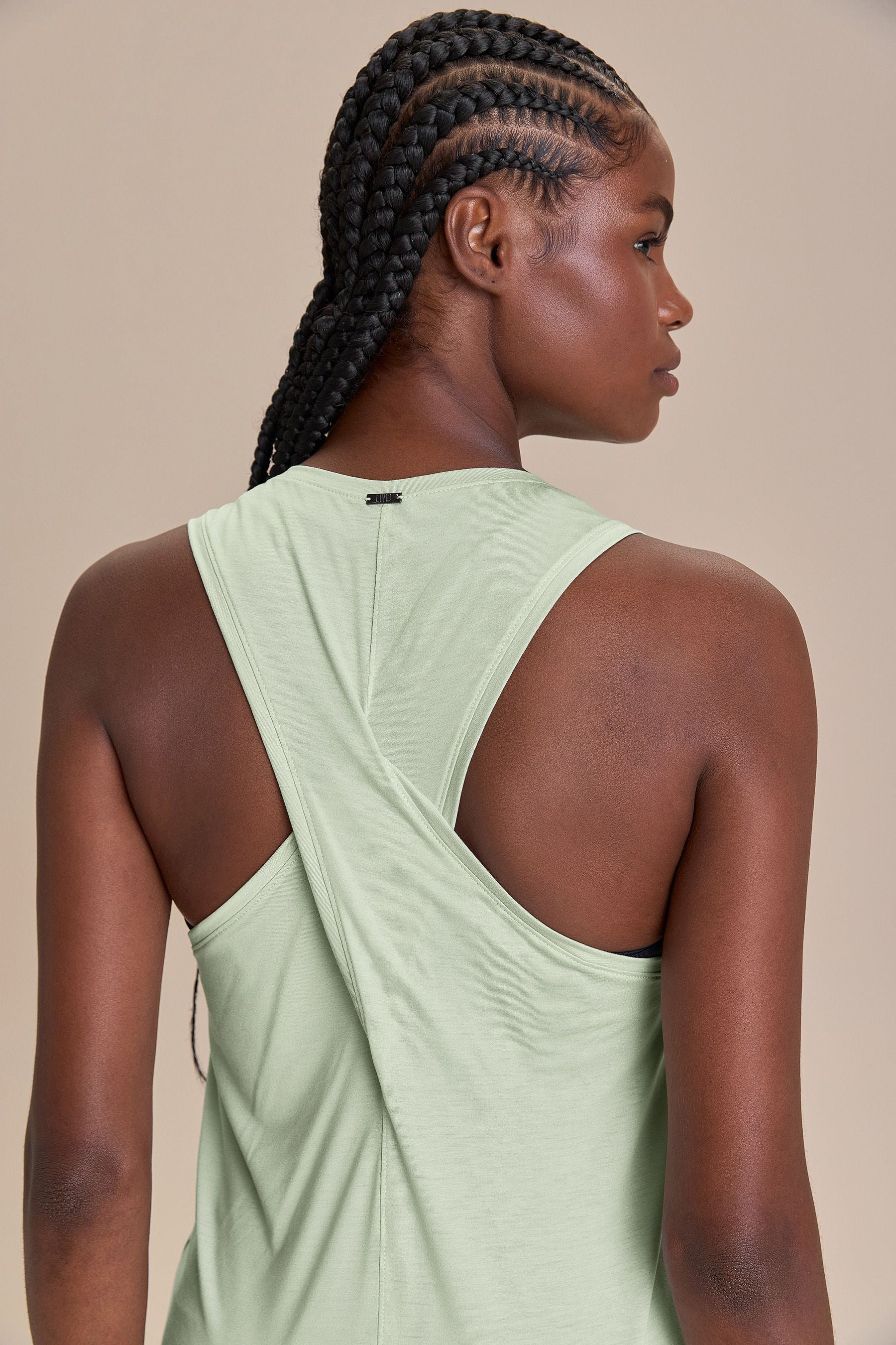 Breathable Soft Twist Modal Tank Top for Women - Perfect for Yoga, Gym & Summer Outfits
