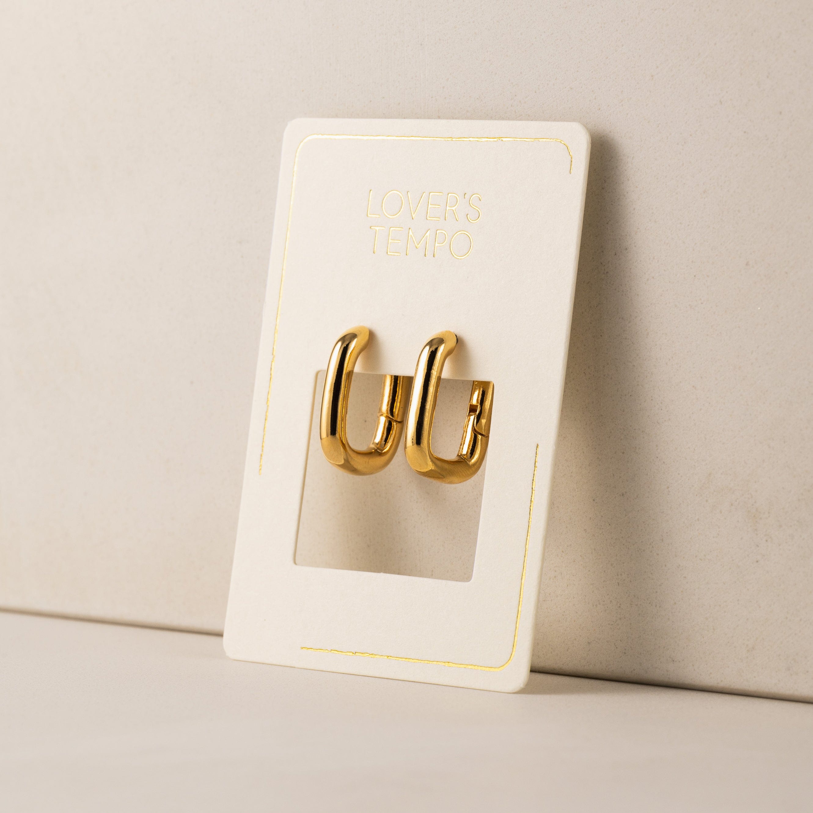 Stylish Midi Paperclip Puff Hoop Earrings for Women - Trendy Gold/Silver Fashion Jewelry - Perfect for Parties, Dating & Everyday Wear
