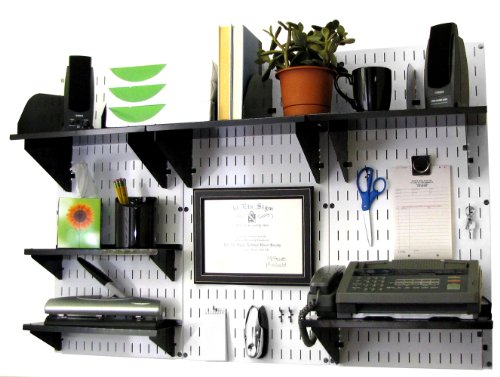 White Wall Board Black Accessories