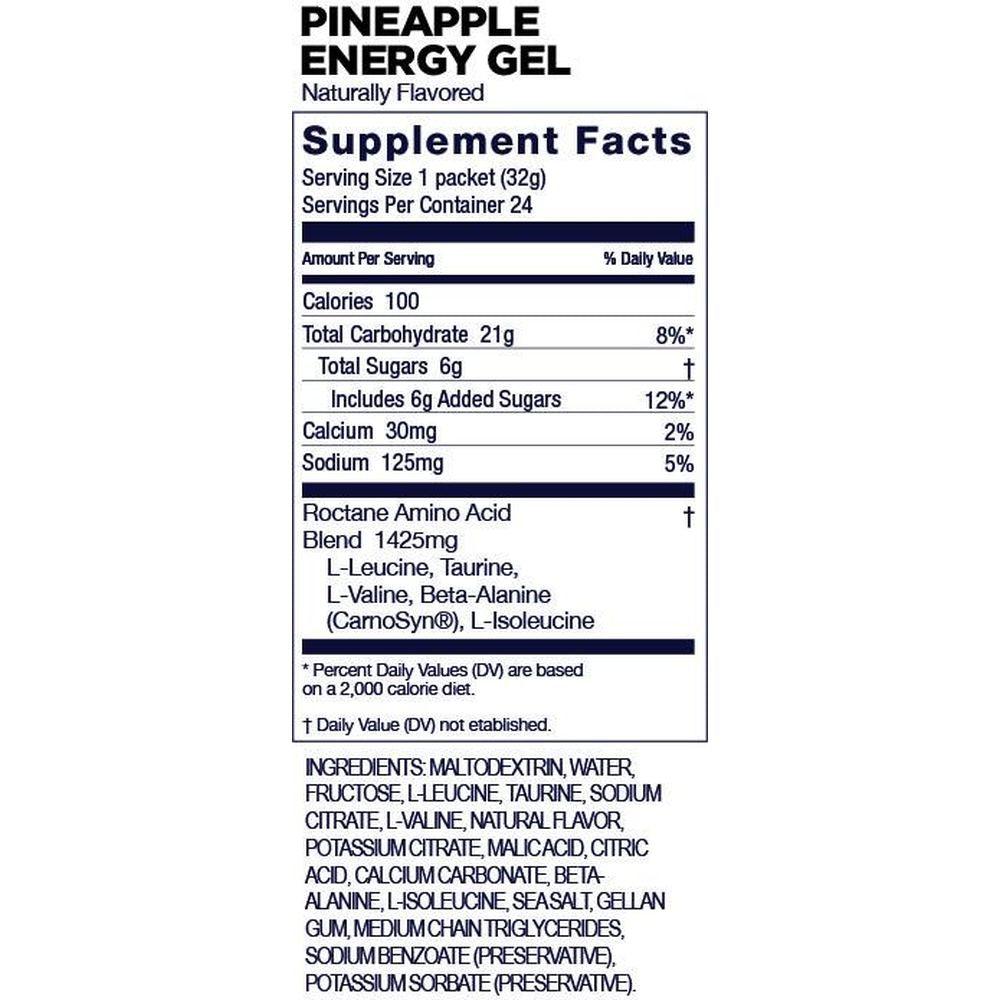 GU Energy Roctane Ultra Endurance Energy Gel - High Performance Sports Nutrition for Marathon, Cycling & Triathlon - Long Lasting Energy Boost for Athletes