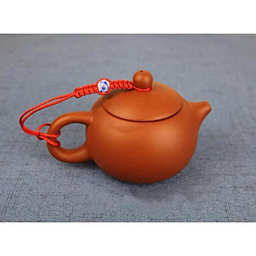 8-Piece Hand-Woven Teapot Rope Set - Traditional Kung Fu Tea Ceremony Accessory with Porcelain Beads for Ceramic Teapots & Cups - Perfect for Chinese Tea Brewing, Home Decor and Gift Giving