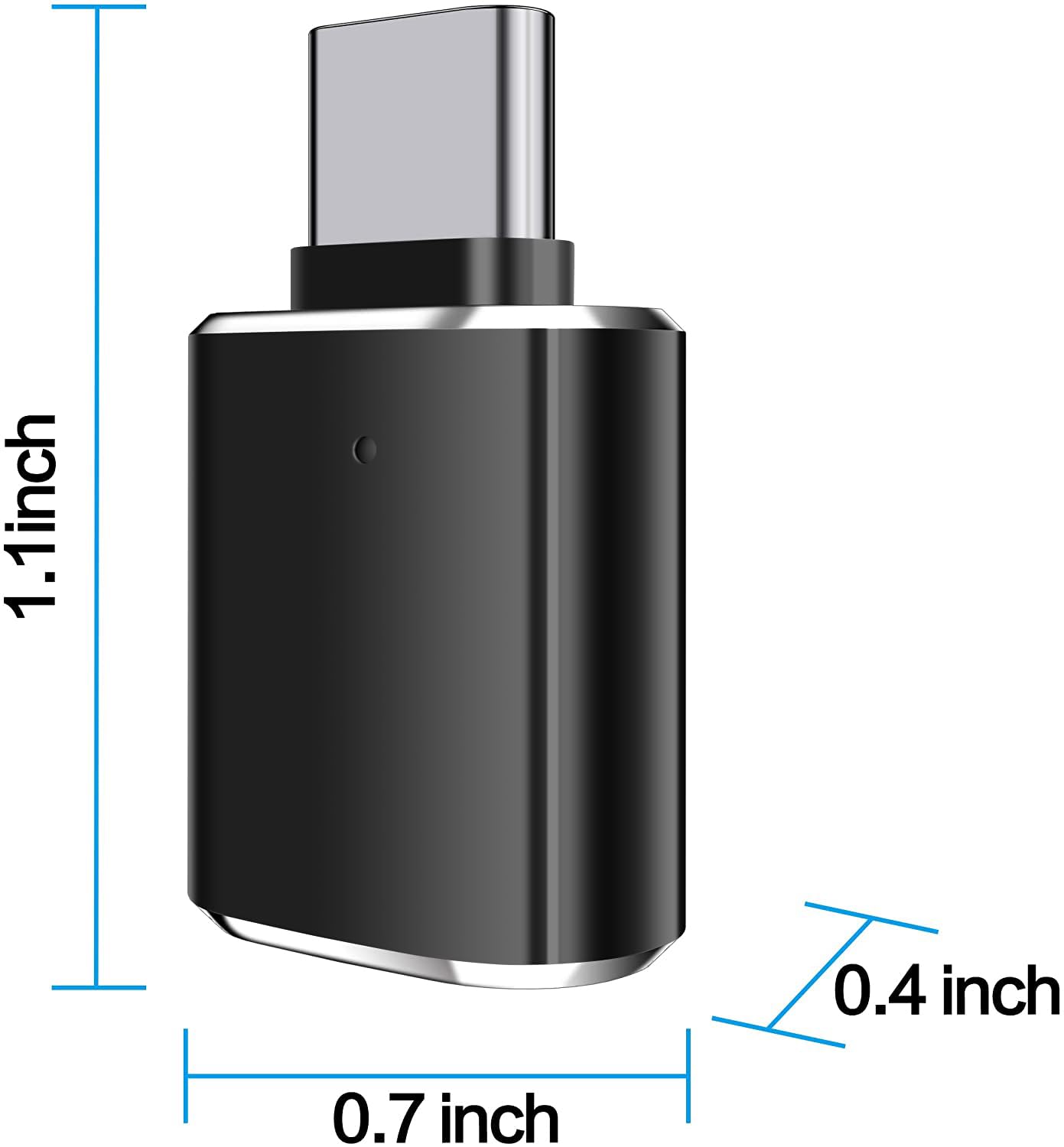 4-Pack USB C to USB 3.0 Adapter - Type C Male to USB Female & USB C Female to USB Male OTG Converter - Compatible with MacBook, iPad, Laptop, Projector, Charger - Perfect for Data Transfer & Device Charging