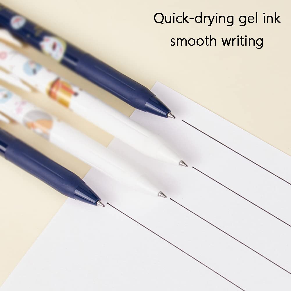 0.5mm Fine Point Gel Pens for Artists & Students - Quick-Drying Ink Highlight Markers for Dark Paper Drawing, Note Taking & School Supplies - Perfect for Sketching, Journaling & Office Work