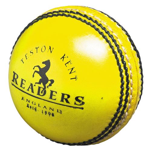 Premium Yellow Leather Cricket Ball for Indoor Practice - Perfect for Training, Matches & Recreational Play