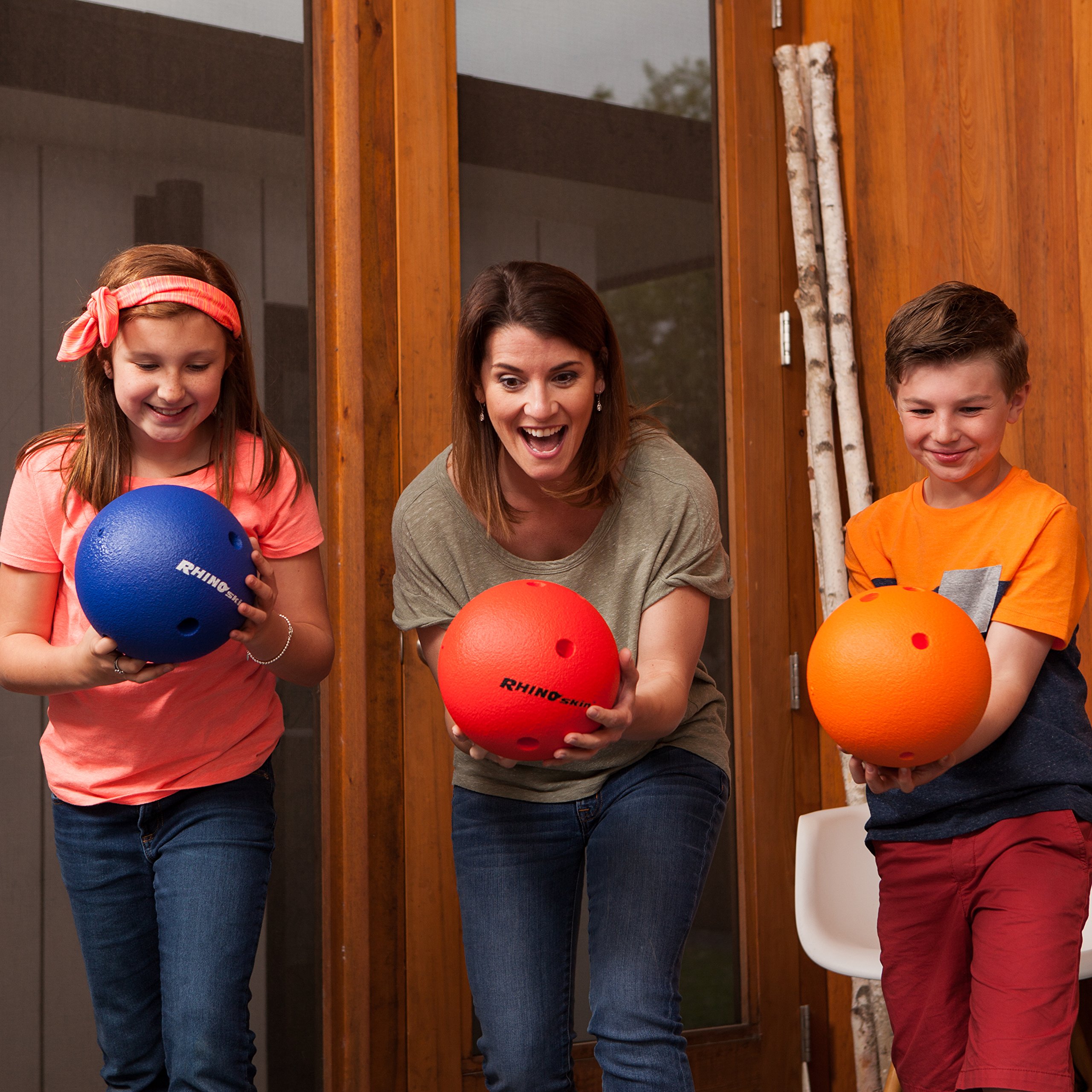 Champion Sports Foam Bowling Ball for Kids - Soft Rhino Skin Texture, Lightweight 1.5 Lb - Perfect for Indoor/Outdoor Play, Birthday Parties & Family Game Nights