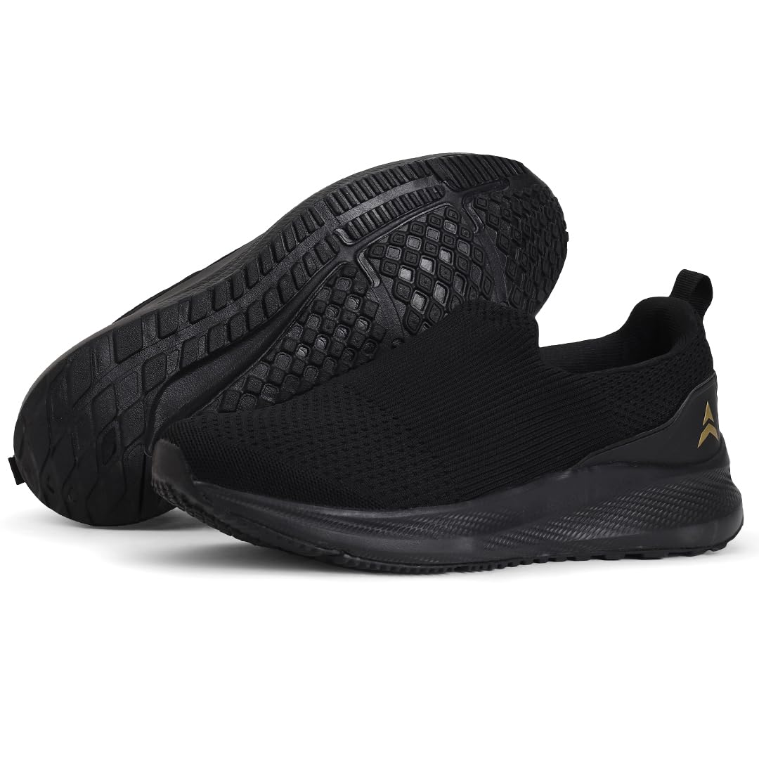 AVANT Men's Nest2.0 Slip-On Walking & Training Shoes - Breathable Mesh, Lightweight, Flexible, Shock-Absorbing, Cushioned - Perfect for Gym, Running, Travel & Everyday Wear