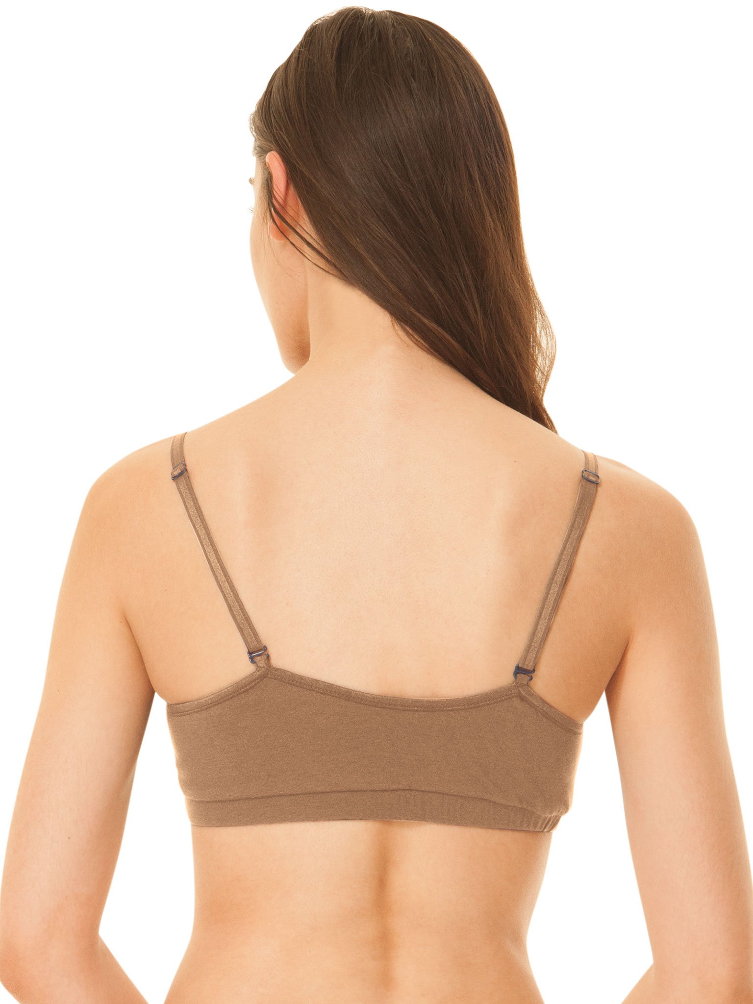 Organic Cotton & Bamboo Rayon Adjustable Lace Bra with Soft Cups - Ivory | Comfortable Wireless Support for Everyday Wear, Yoga & Sleep