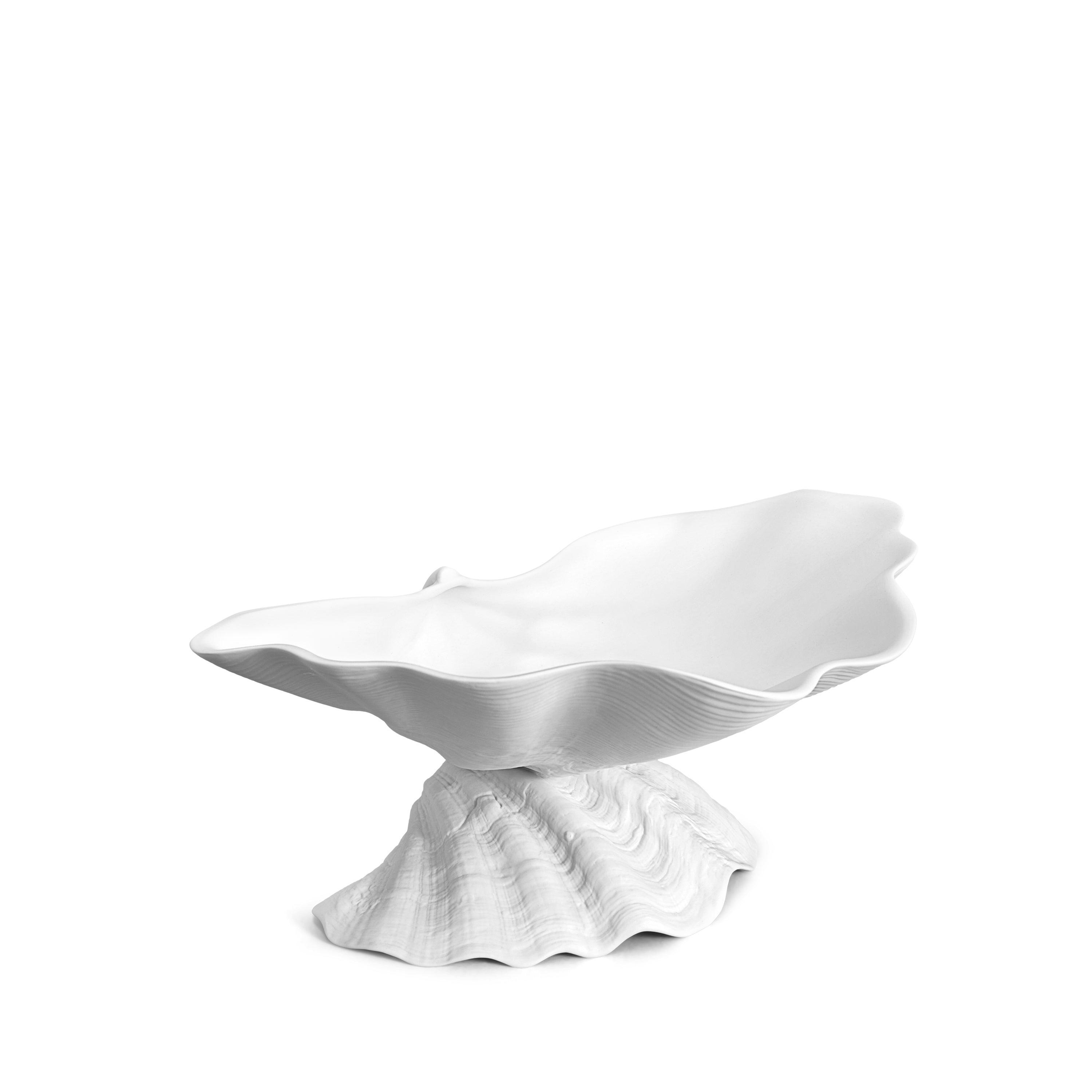 Premium Large White Ceramic Neptune Bowl - Elegant Serving Dish for Salads, Pasta & Entertaining | Durable & Stylish Kitchenware for Home & Restaurant Use