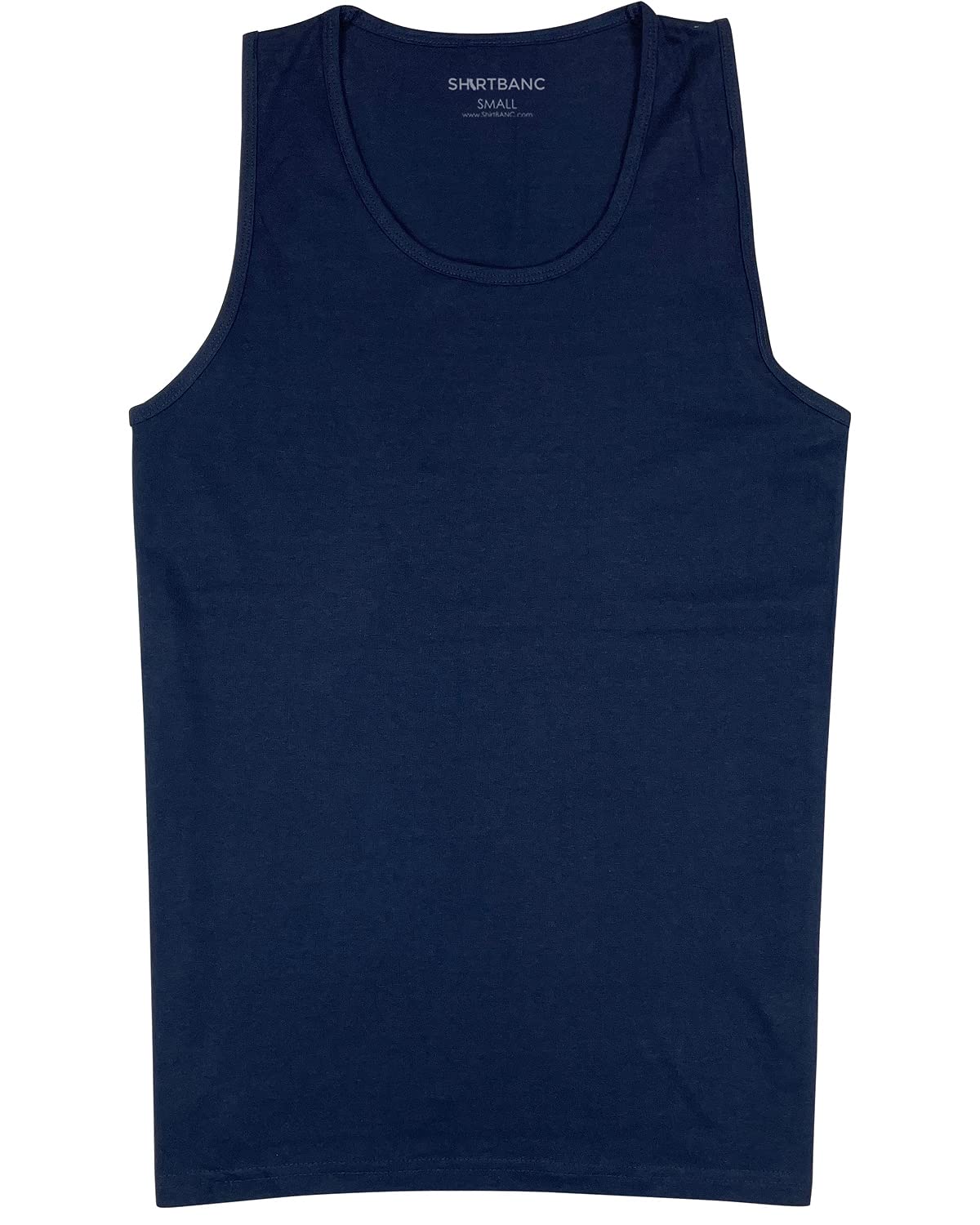 SHIRTBANC Men's Cotton Tank Top - Breathable Workout Gym Shirt, Sleeveless Muscle Tee for Beach, Running & Casual Wear | Lightweight Summer Athletic Top