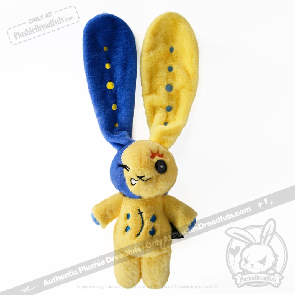 Plushie Dreadfuls Bipolar II Bunny - Soft Stuffed Animal Toy for Mental Health Awareness, Comfort & Gift Giving - Perfect for Therapy, Bedroom Decor, and Emotional Support
