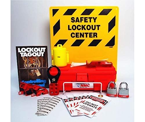 Electrical Lockout Kit with Safety Padlocks & Tags - OSHA Compliant for Workplace Safety & Equipment Maintenance