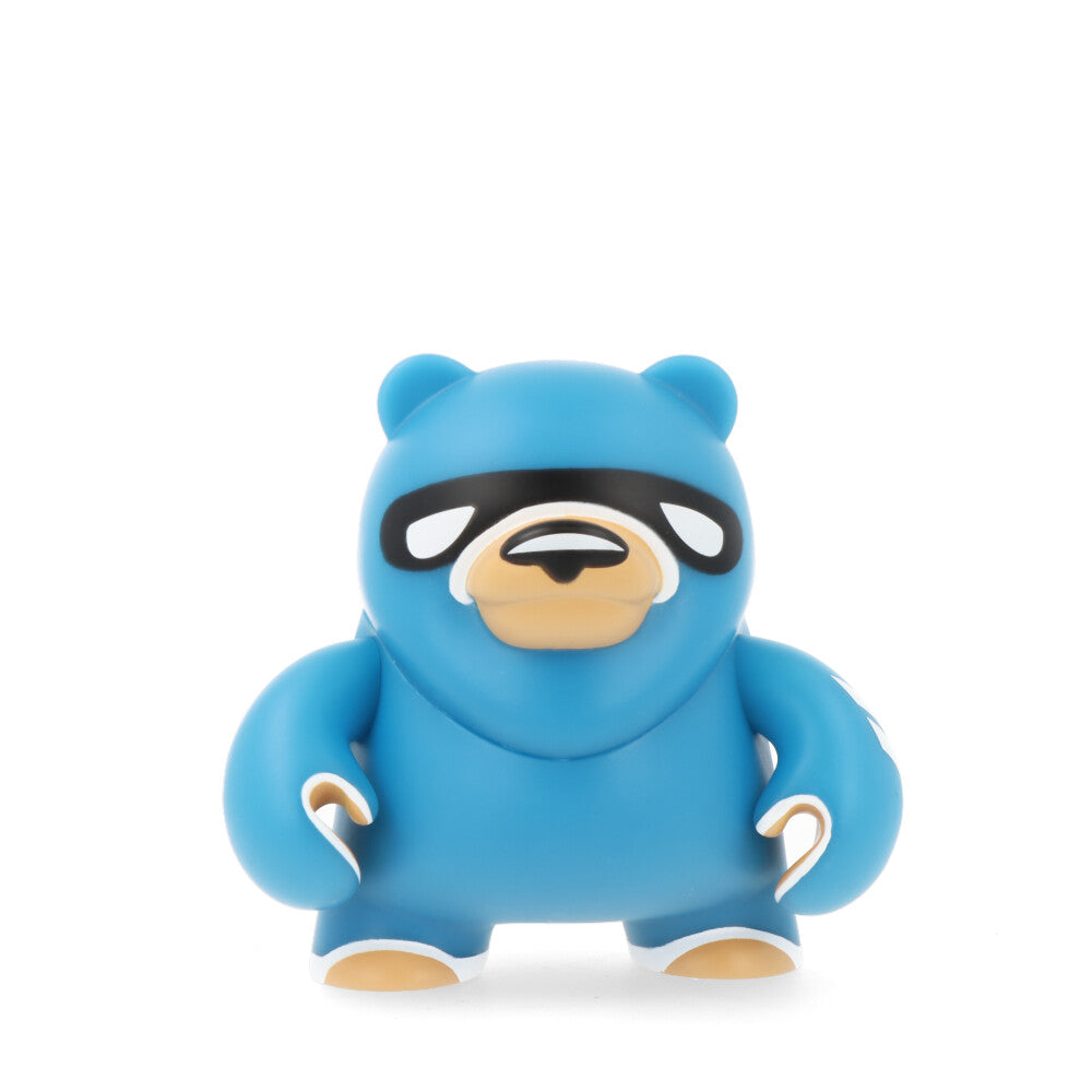 6 Teddy Troops 2.0 Series Basic Blue Plush Stuffed Animals - Perfect for Kids' Bedroom Decor, Birthday Gifts & Cuddling Companions