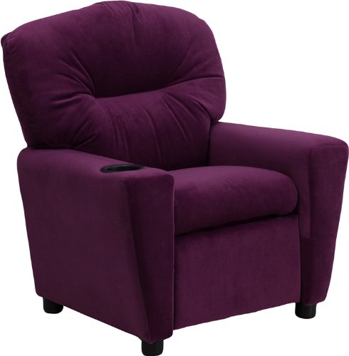 **Purple Micro Kids Recliner Chair - 24.5