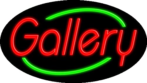 Gallery Glass Neon Sign #14210 - Handcrafted in USA | Vibrant Wall Art for Home, Bar, and Office Decor