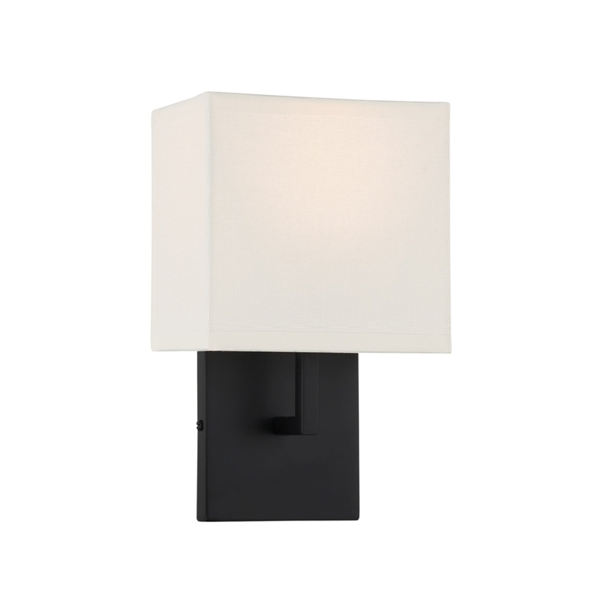 11 Inch Modern Wall Light Fixture - Black Finish for Living Room, Bedroom, or Hallway Lighting