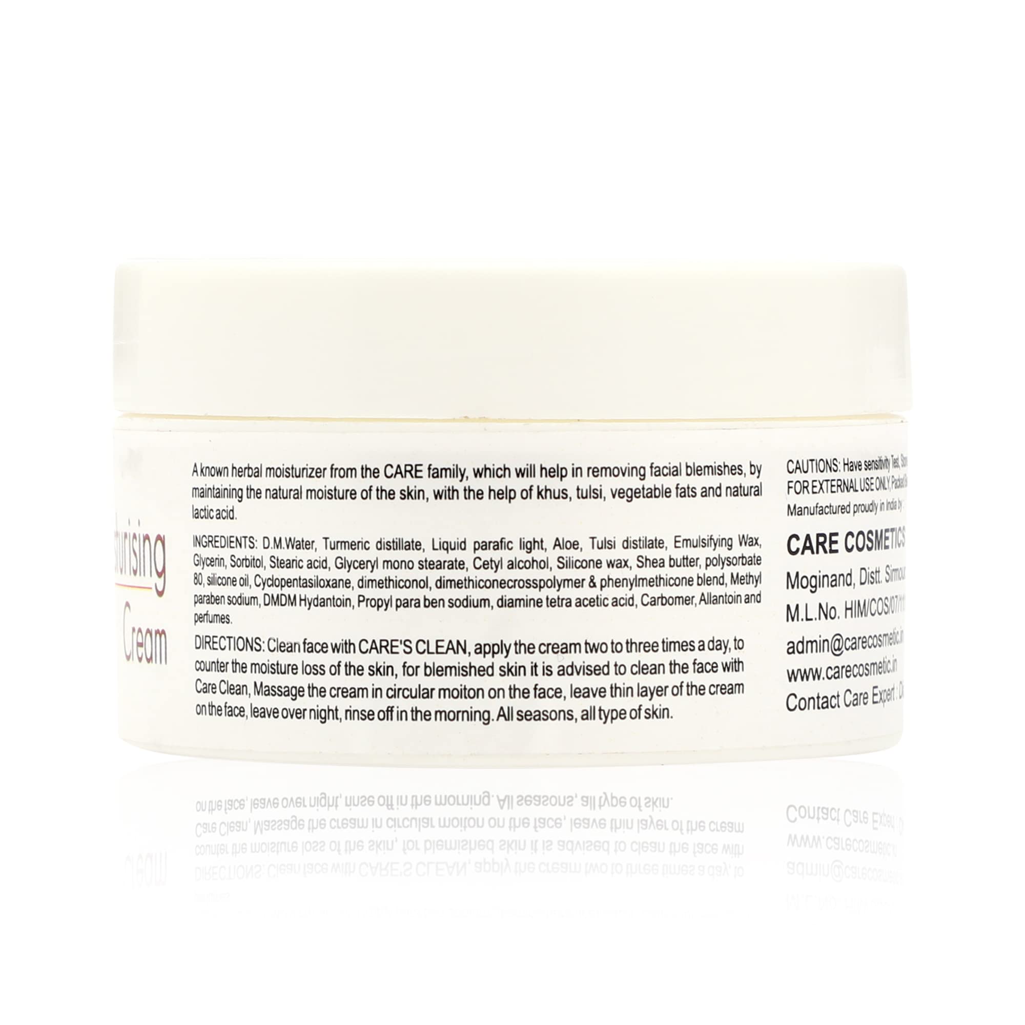 Herborist Moisturizing Cream for Dry Skin - Nourishing Face Cream 100g (Pack of 2) for Daily Hydration