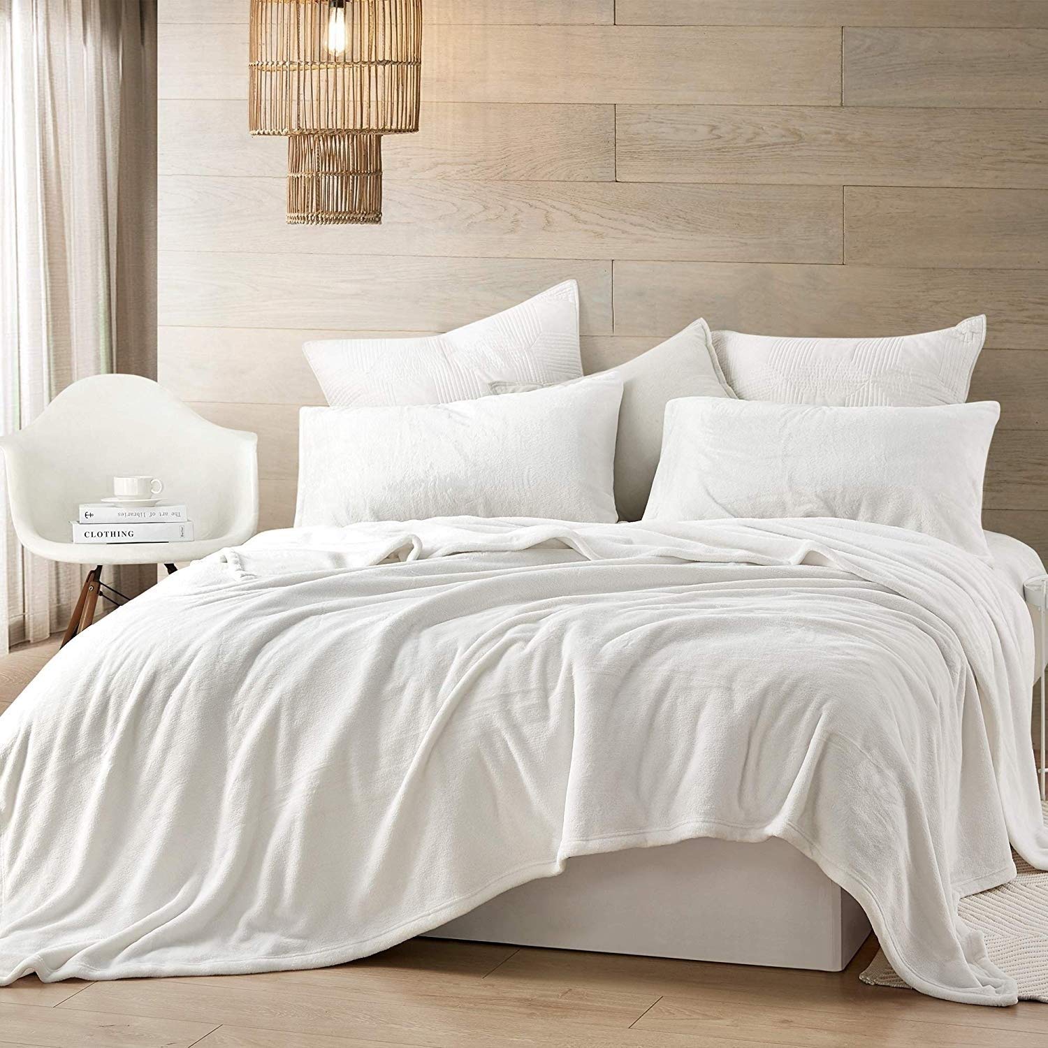 Byourbed Coma Inducer Queen Sheets - Soft Luxury Bedding Set - Farmhouse White Cotton Sheets for Ultimate Comfort - Perfect for Master Bedroom, Guest Room & Cozy Farmhouse Decor