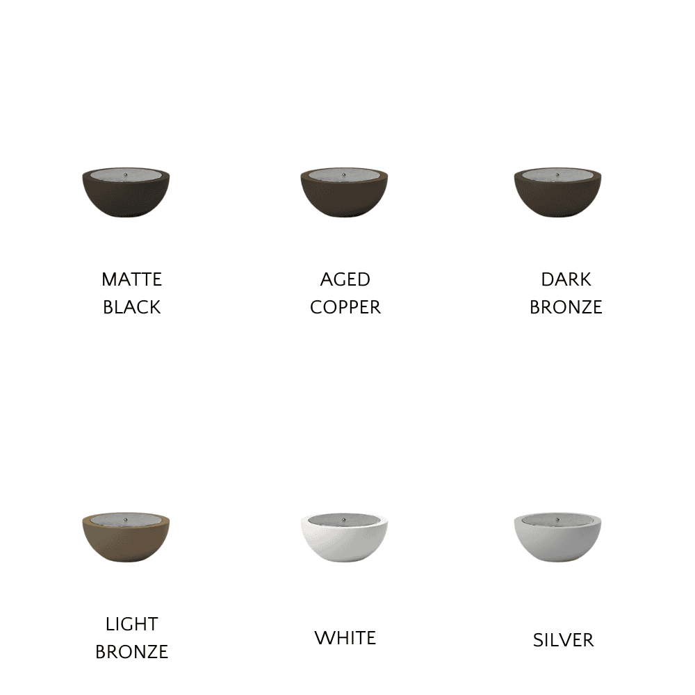Ceramic Water Fountain Bowl - Decorative Outdoor Garden Fountain for Patio, Yard, and Zen Relaxation | Perfect for Home Decor & Meditation Spaces