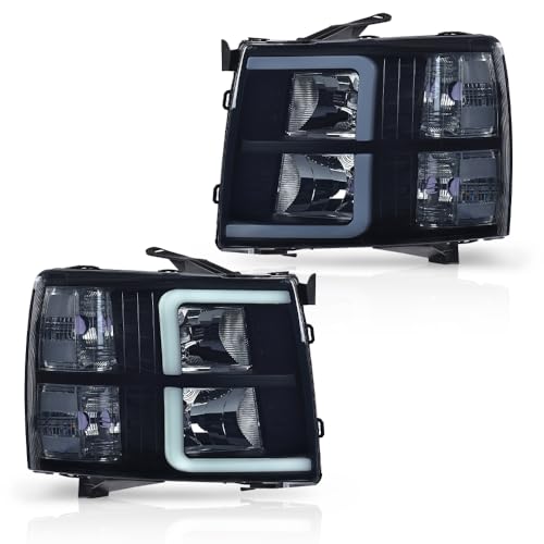 Smoky Lens Black Housing Clear Reflector