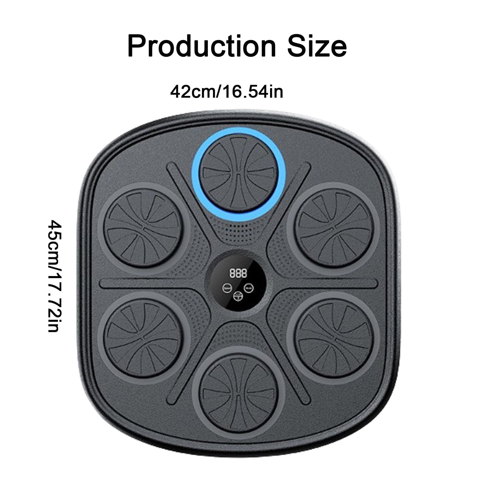 Smart Bluetooth Music Boxing Machine with Gloves - Interactive Punching Bag for Home Gym, Wall Mounted Electronic Boxing Board for Adults & Women - Perfect for Fitness Training, Stress Relief & Fun Workouts