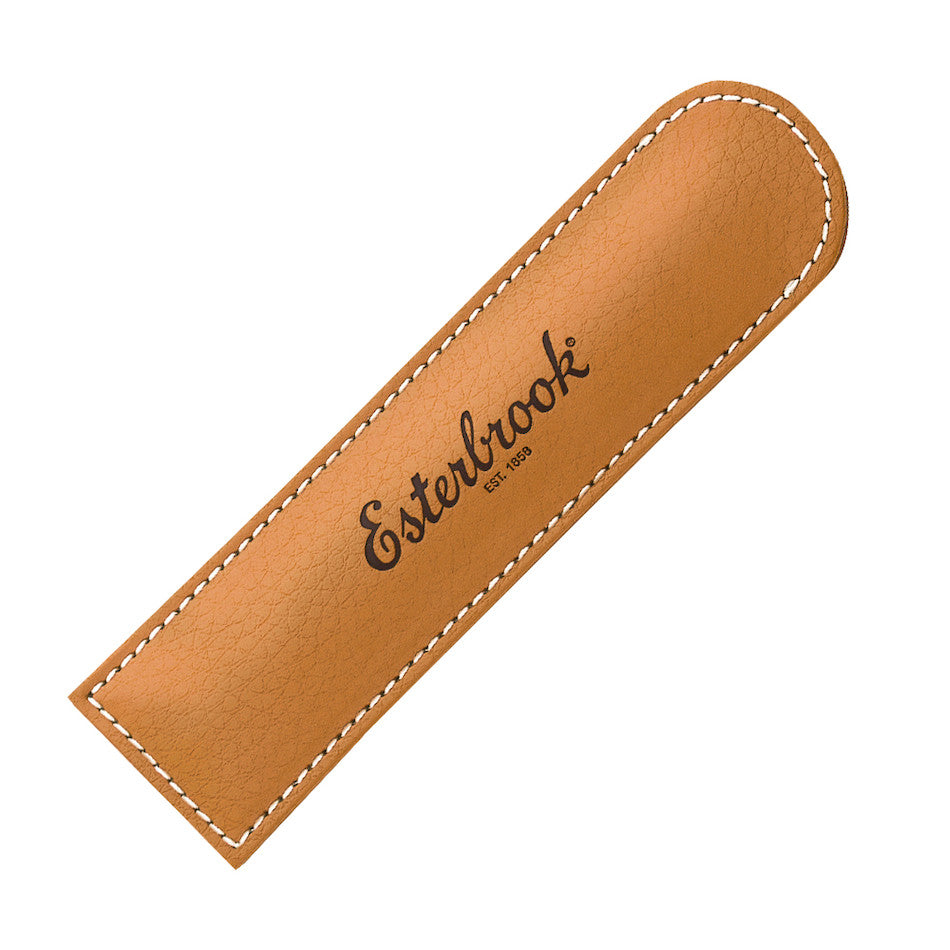 Esterbrook Nook Sleeve Single Pen Case - Premium British Tan Leather for Fountain Pens - Perfect for Office, Travel & Gift Giving