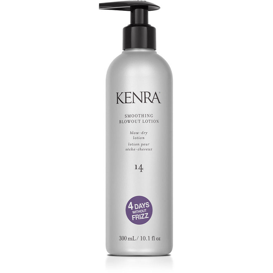 KENRA Smoothing Blowout Lotion 10.1 oz - Heat Protectant & Frizz Control Hair Serum for Smooth, Shiny Hair - Perfect for Daily Styling & Salon-Quality Blowouts