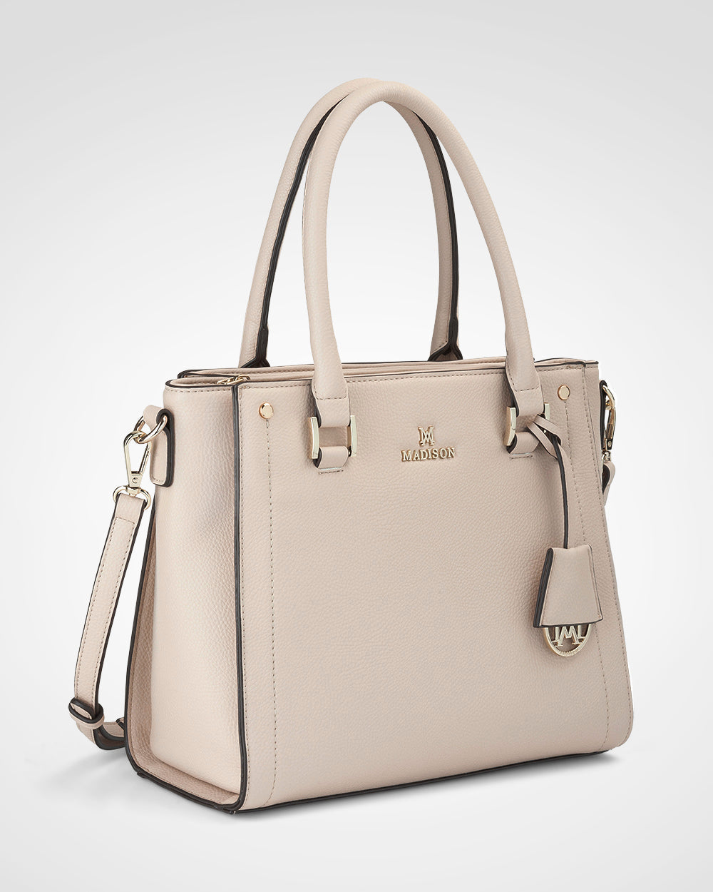 Angie Medium 3 Compartment Satchel Bag for Women - Stylish Leather Shoulder Handbag Purse - Perfect for Work, Travel & Everyday Use