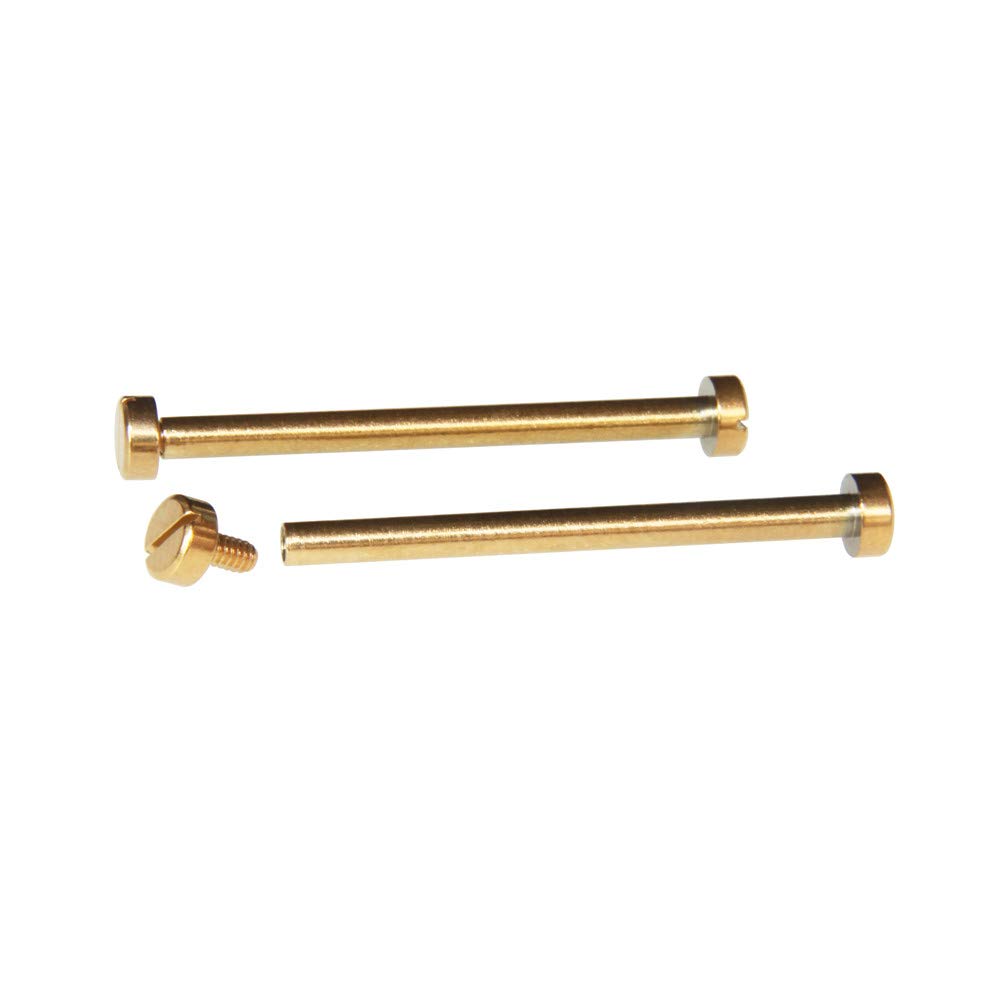 Nixon 42-20 Chronograph Watch Band Replacement Screw Tube Bar - Gold Color Watch Parts for Strap Repair | Perfect for Watch Enthusiasts & DIY Repair