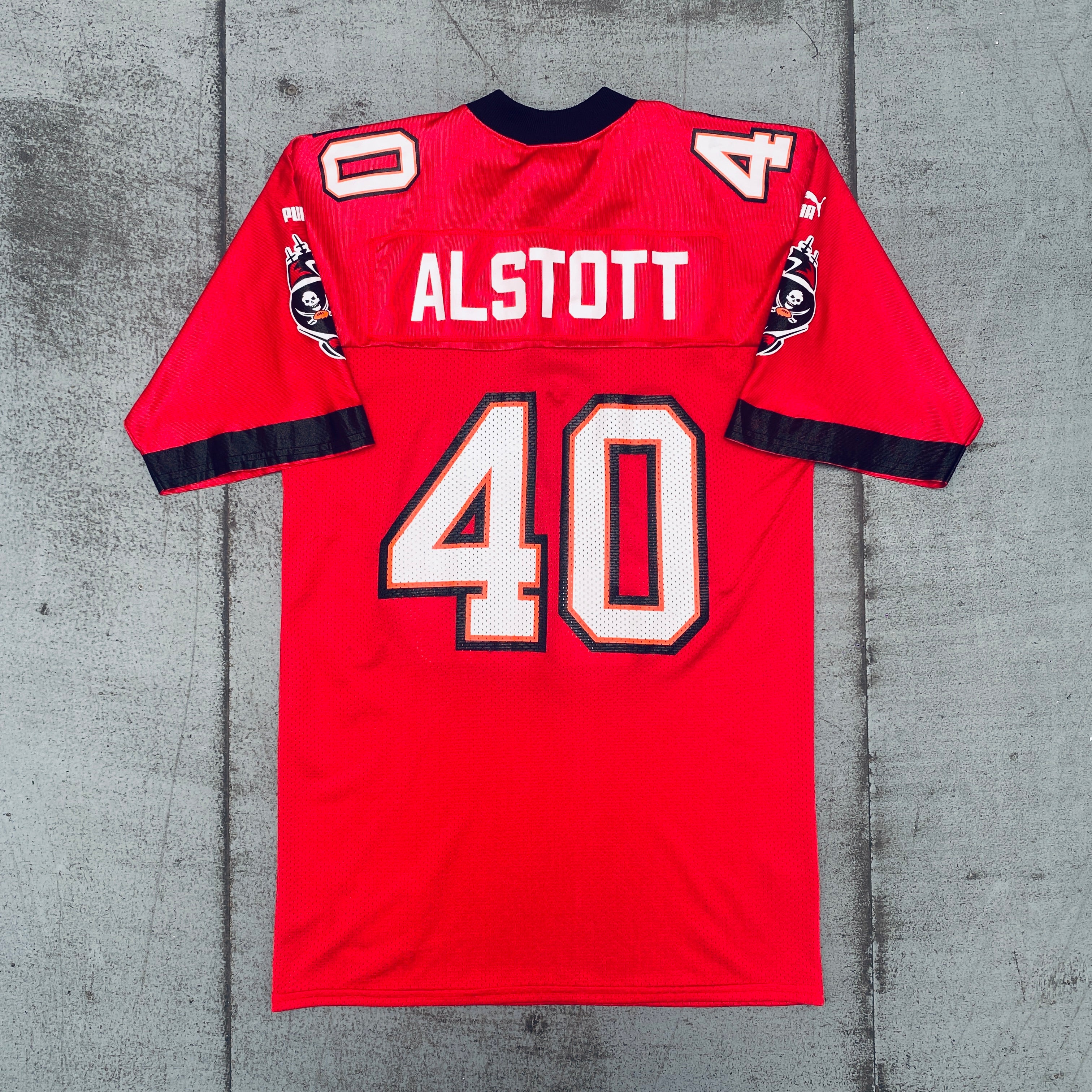 Authentic Tampa Bay Buccaneers Mike Alstott 1998/99 Replica Jersey (Men's) - Perfect for NFL Games, Tailgating & Fan Collections