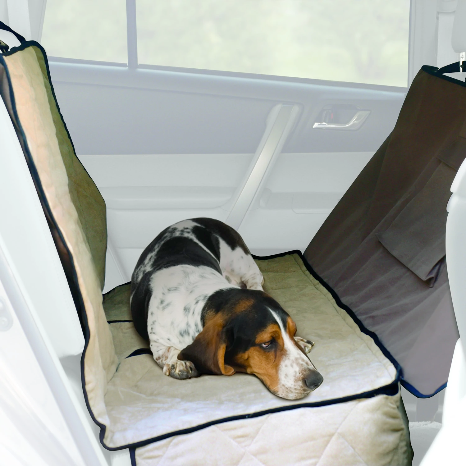 Premium Pet Car Seat Cover - Waterproof & Non-Slip Dog Seat Protector for Cars, SUVs, Trucks - Perfect for Travel, Vet Visits & Daily Commutes