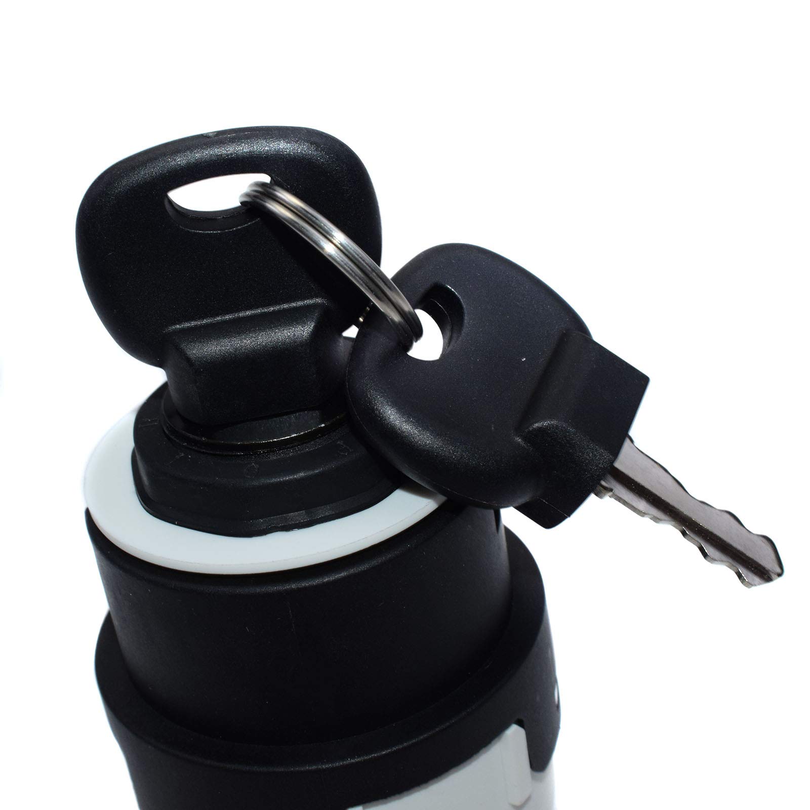 JCB New Holland Case Manitou 701/80184 701/45500 Replacement Ignition Switch with 2 Keys - Compatible with Tractors, Excavators & Heavy Equipment - Perfect for Farm, Construction & Industrial Use