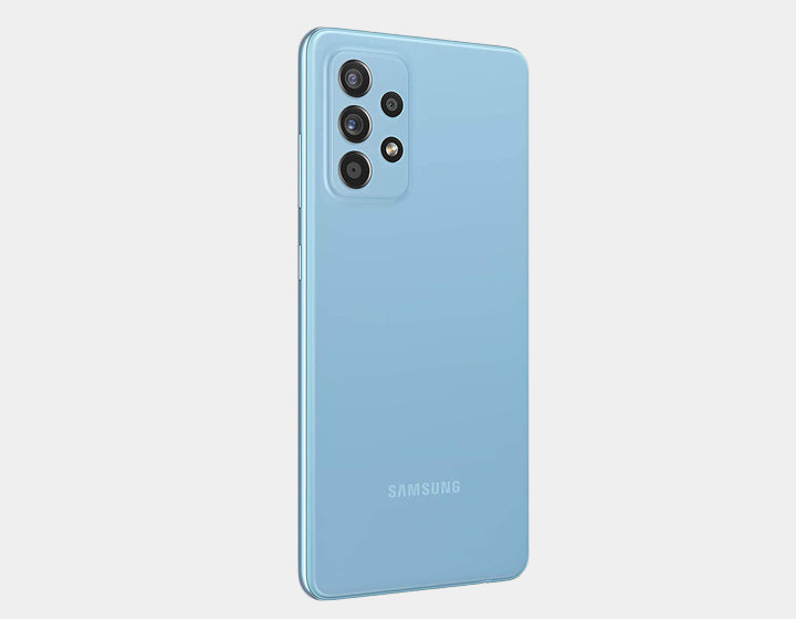 Samsung Galaxy A52 5G Unlocked Smartphone (128GB, 8GB RAM) - Awesome Blue | Dual SIM GSM Phone for Travel & Business | Perfect for Streaming, Gaming & Productivity