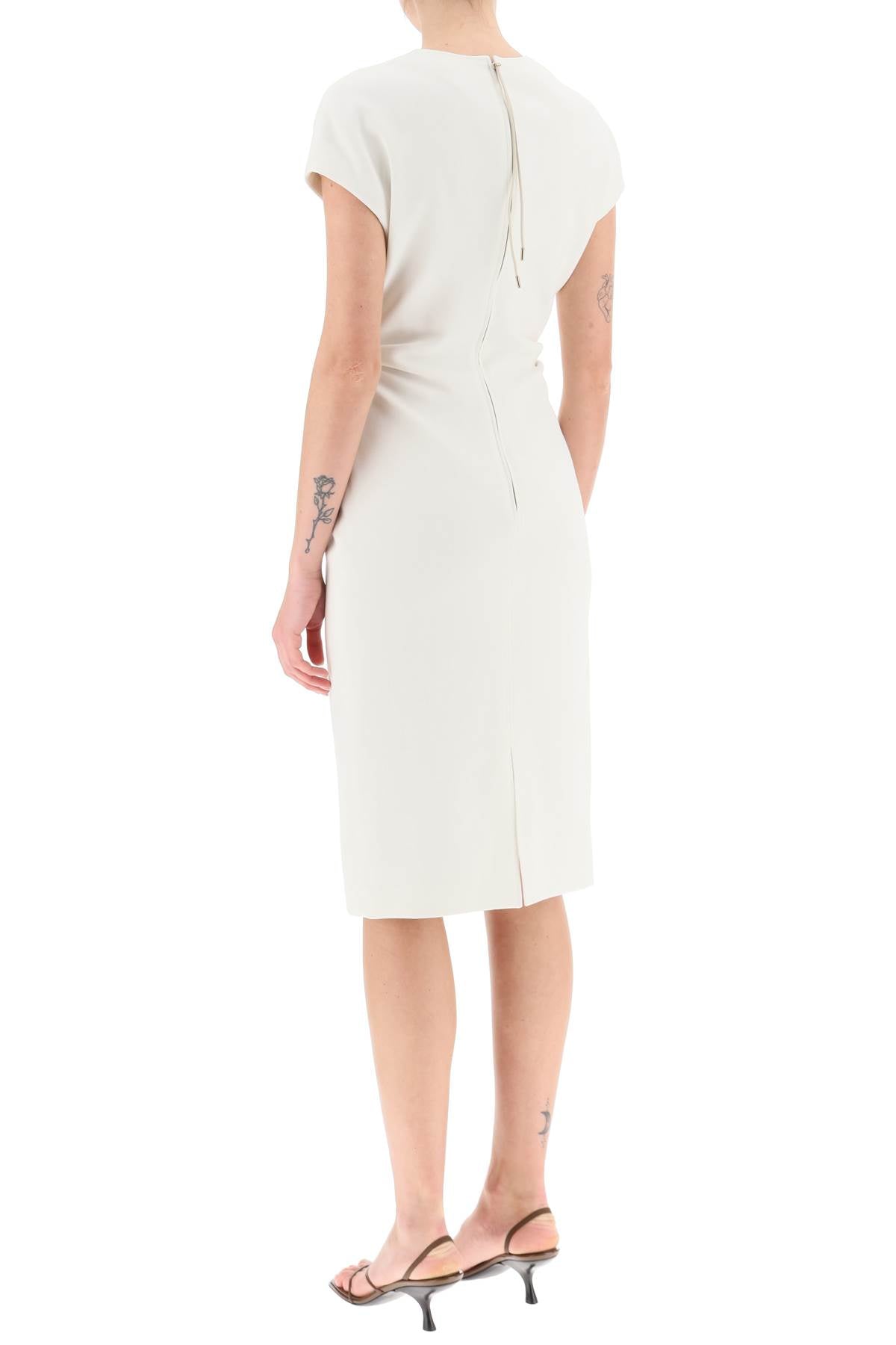 Agnona Women's Wool Crepe Sheath Dress - Elegant Office Wear & Special Occasion Outfit