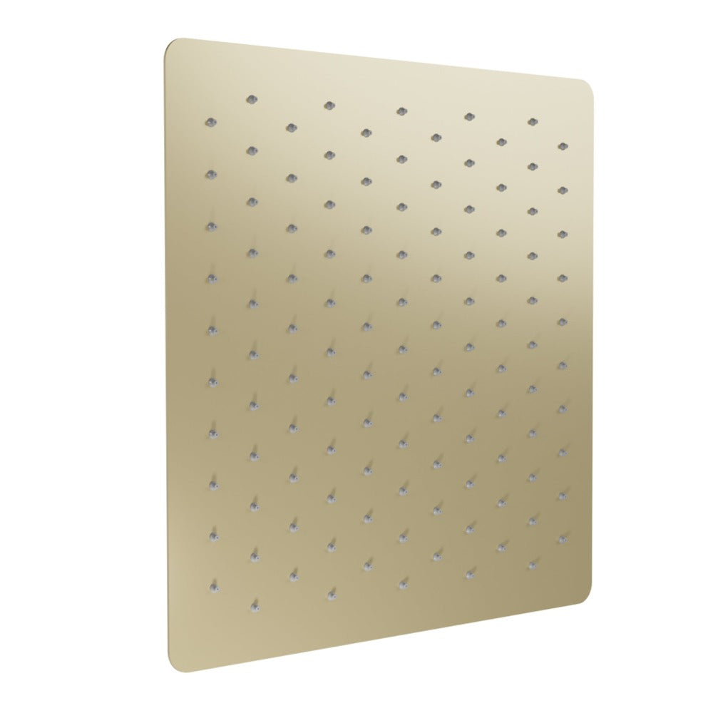 ZLINE Bliss 16 Inch Rainfall Shower Head in Champagne Bronze - High Pressure Luxury Showerhead with Adjustable Angle for Spa-Like Bathroom Experience (BLS H16 CB) - Perfect for Master Bathrooms and Relaxing Showers