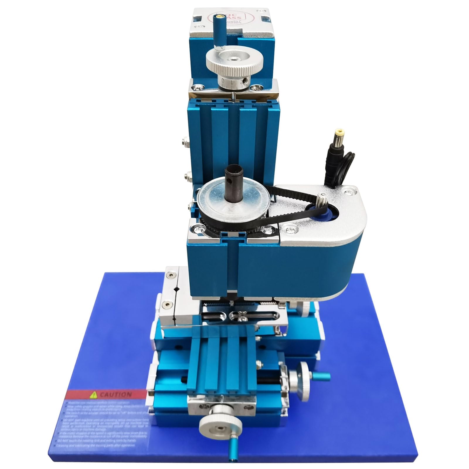 24W Mini Metal Drilling & Milling Machine - 100V-240V Variable Speed, Precision DIY Lathe for Wood, Plastic & Soft Metal - Perfect for Home Workshops, Jewelry Making & Small Craft Projects