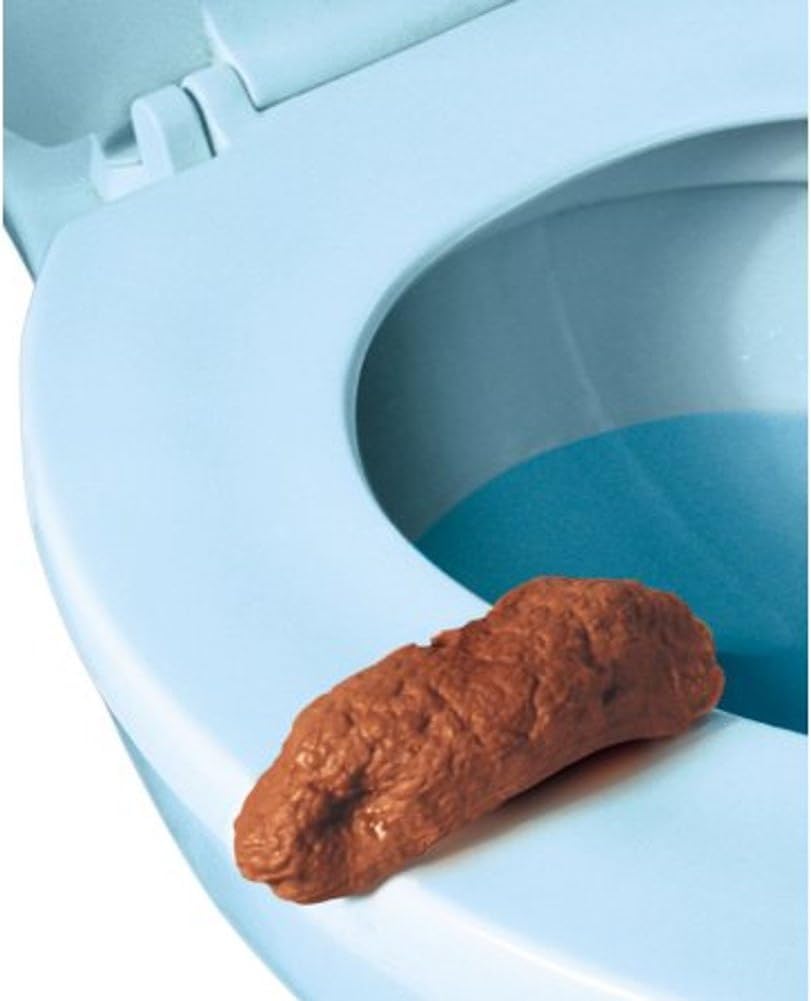 Loftus Gross Party Pooper Fake Poo Prank Toy - 4 Inch Realistic Brown Fake Poop for Gag Gifts, Halloween Pranks & Party Jokes - Hilarious Novelty Item for Friends & Family